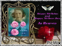 Mothers day in heaven GIF animata