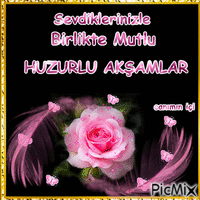 huzurlu akşamlar - Бесплатный анимированный гифка
