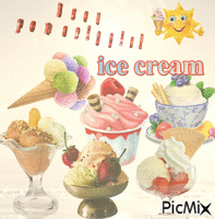 ice cream geanimeerde GIF