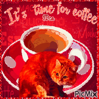 Love coffee GIF animé