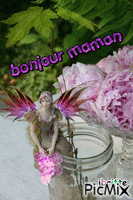 bonjour maman анимированный гифка