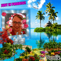 Judy In Paradise! Gif Animado