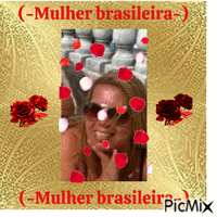 Mulher brasileira - Бесплатный анимированный гифка