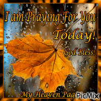 I am Praying For You Today! God Bless! - Nemokamas animacinis gif