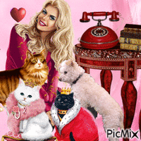 Queen of the Pets - Ingyenes animált GIF