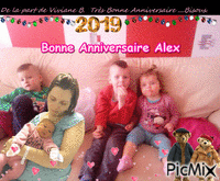 Bonne Anniversaire Alex - 無料のアニメーション GIF