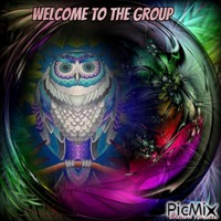 welcome owl animuotas GIF