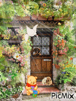 Cottage Door - GIF animasi gratis