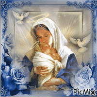 Vierge Marie & l'Enfant Jésus - La Nativité