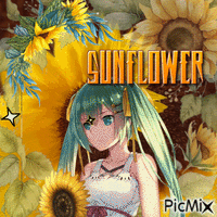 Contest: Sunflowers - GIF animé gratuit