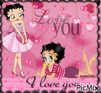 I love you ! - Animovaný GIF zadarmo