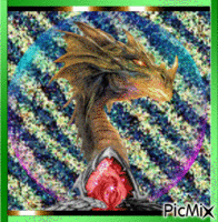 dragon animovaný GIF