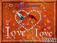 Paix Et Amour - Bezmaksas animēts GIF