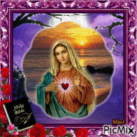 Immaculate Heart of Mary - Ilmainen animoitu GIF