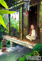 Retiro zen animovaný GIF