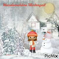 Winterzeit - Animovaný GIF zadarmo