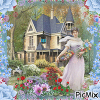Victorian House - Gratis animeret GIF