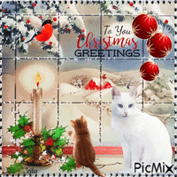 To You Christmas Greetings GIF animé