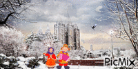 Disfruntan de la nieve 动画 GIF