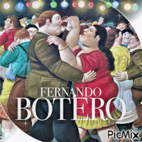 Fernando Botero animovaný GIF