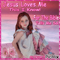 Jesus Loves Me This I Know! - GIF animado grátis