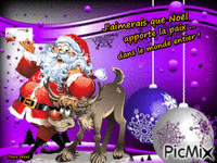 Père Noël анимированный гифка
