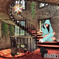 schodiště Animated GIF