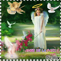 Ange de la Paix - Безплатен анимиран GIF