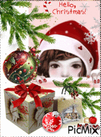 Hello  Christmas - Бесплатный анимированный гифка