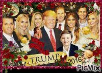 Trump Family анимированный гифка