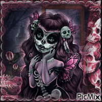 Madame Skull - Ilmainen animoitu GIF