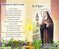 Saint Clare - GIF animé gratuit