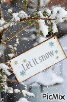 Let it Snow animeret GIF