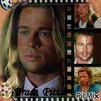 Brad Pitt geanimeerde GIF