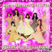 Girls' Generation Lion Heart 1st Win - Zdarma animovaný GIF