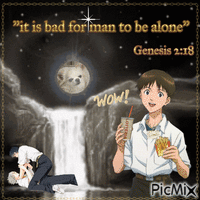 genesis 2:18 - GIF animado gratis