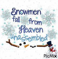 Snowmen - GIF animé gratuit