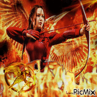 Hunger Games film Laurachan - Bezmaksas animēts GIF