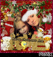 Jessica's Merry Christmas Ana animeret GIF