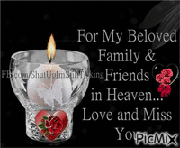 Friends and Family in Heaven анимиран GIF