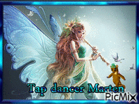 Tap dancer Marten - Gratis animerad GIF