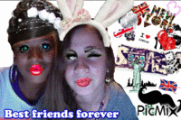 best friends forever animasyonlu GIF