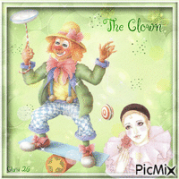 CONTEST..  🤡   Clown   🤡 - GIF animado grátis