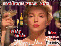 meilleurs vœux  2018 😂 👯😂 - Free animated GIF