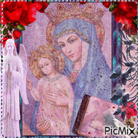 Virgen Maria, ruega por todos Nosotros!! Animated GIF