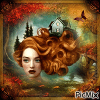 Autumn surreal picture... animeret GIF