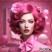 Concours : PicMix en rose - Free animated GIF