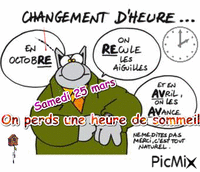 Changement d'heure - Free animated GIF