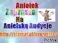 Plakat na Audiolke - Zdarma animovaný GIF
