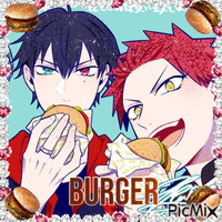 naughty busters burger анимированный гифка